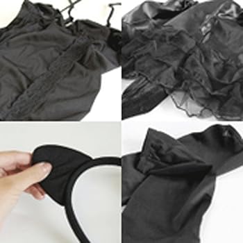 Deco Lingerie/ネコミミコスプレ Amazon.co.jp: [Malymoon] ハロウィン コスプレ ネコ耳 猫 衣装
